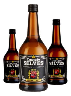 3 x Castelo Silves Aguardente de Medronho