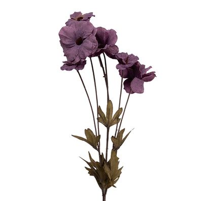 Clayre & Eef Kunstblume 6x10x80 cm Violett Kunststoff (Gr. 6x8x80 cm)
