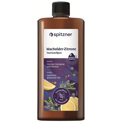 Saunaaufguss Wellness Wacholder-Zitrone 1000 ml