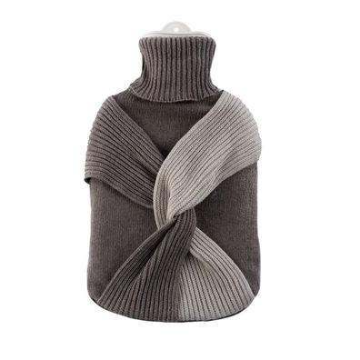 Wärmflasche mit Strickbezug 2 L Twist