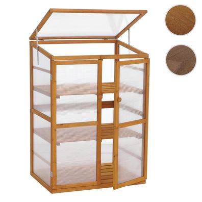 Gewächshaus HWC-Q13, Treibhaus Fenster verstellbar Holz FSC®-zertifiziert 110x76x57cm