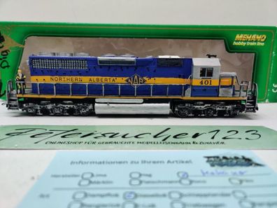 Mehano H0 DC 29477 / T019 Diesellok gealtert / bemalt / Analog / OVP