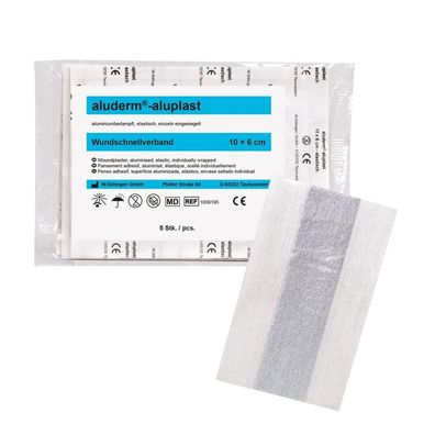 aluderm-aluplast elastisch Wundverbandpflaster 50 x 6 cm