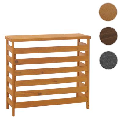 Verkleidung für Klimaanlage/Wärmetauscher HWC-Q15, Abdeckung Holz FSC® 78x84x32cm