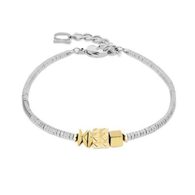 Armband - Edelstahl bicolor - Hämatit