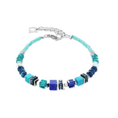Armband - Edelstahl - Türkis & Lapislazuli
