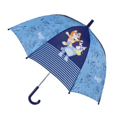 Bluey ? 69 cm Regenschirm transparent Kinder Schirm für Regen Alltag
