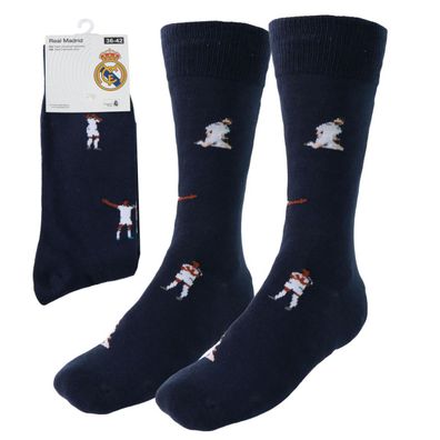 Real Madrid Kinder Socken Set aus Baumwolle im Mehrfachpack für Alltag Schule und