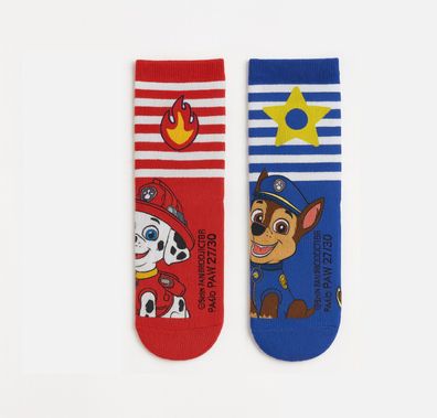 Paw Patrol 2-Paar Anti-Rutsch-Socken – Weiche Strümpfe für Mädchen & Jungen