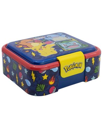 Pokemon Lunchbox Blue Team Brotdose Kinder Pausenbox für Alltag Schule und unterwegs