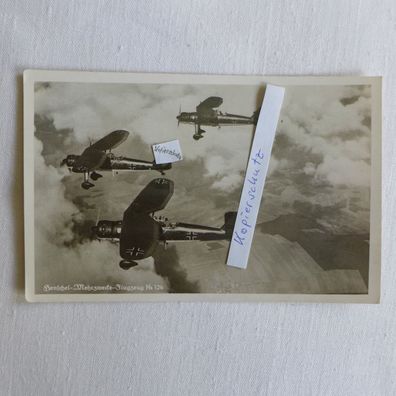 Foto AK Henschel Mehrzwecke Flugzeug Hs 126 , Luftwaffe, WK
