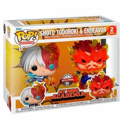 POP pack 2 My Hero Academia Shoto Todoroki & Endeavor Exklusiv