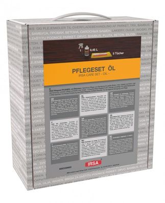 Irsa Pflegeset 3 Pflegeöl + Öltücher