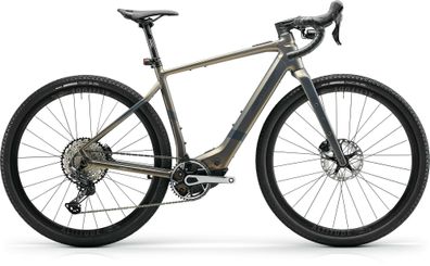 Crossfire R2000 D E-Gravelbikes in Kristallgrau