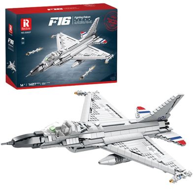 Leantoys F-16 Kampfflugzeug Bausteine
