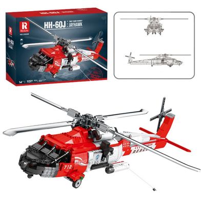 Leantoys Rettungshubschrauber-Baublöcke 1137el