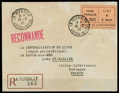BES 2WK FRZ LEGION ST. Nazaire Gebührenz. BRIEF X6B549A