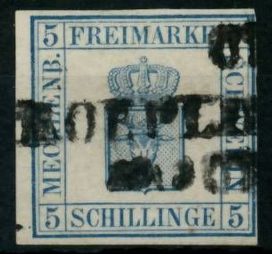 Mecklenburg-schwerin Nr 3 gestempelt gepr. X6C1B42