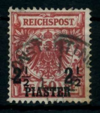 Deutsche Auslandspostämter TÜRKEI Nr 10a gestempelt ATTE X6CDE9E