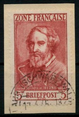 FRANZ. ZONE ALLG. AUSG. Nr 13 gestempelt gepr. X6EB10A