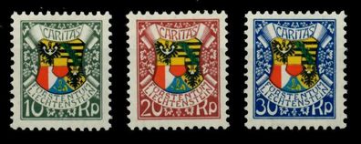 Liechtenstein 1927 Nr 75-77 postfrisch X6FE02E