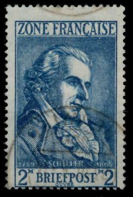 FRANZ. ZONE ALLG. AUSG. Nr 12 gestempelt gepr. X709E4A