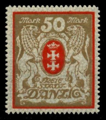 DANZIG 1922 Nr 100Xa postfrisch X70C22A