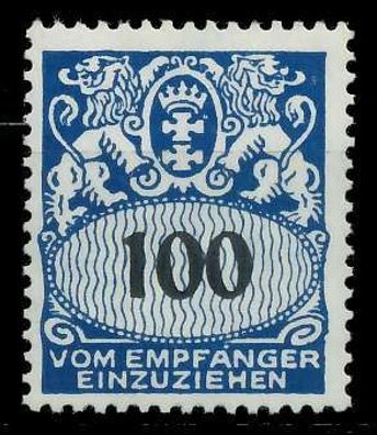 DANZIG Portomarken Nr 47 postfrisch X7DA8CA