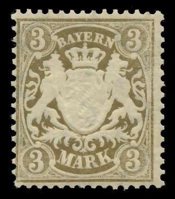 BAYERN WAPPEN-AUSGABE 1876-1911 Nr 69y postfrisch X8900F2