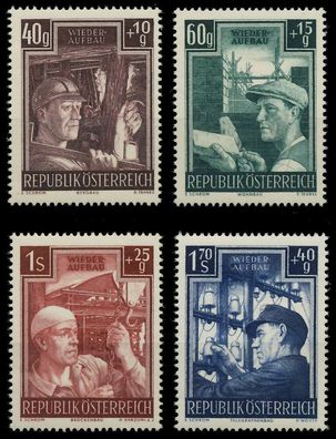 Österreich 1951 Nr 960-963 postfrisch X1F18AE