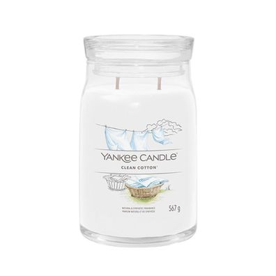 Yankee Candle Clean Cotton Signatur Kerze 567 g