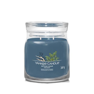 Yankee Candle Bayside Cedar Signatur Kerze Medium 368 g
