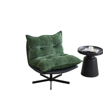 Drehbarer Relaxsessel 3-fach verstellbar 360° Kunstleder Chenille