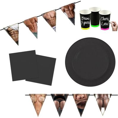 Party Set Writable Junggesellen Abschied Ladys Night Bachelor Stag Dirty Sexy