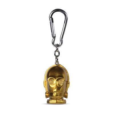 Star Wars 3D Schlüsselanhänger C-3PO Keychain Schlüsselring Anhänger NEU NEW