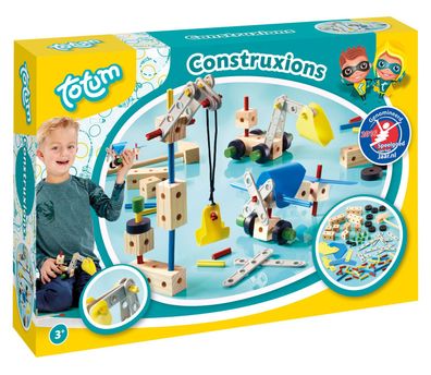 Totum Construxions Baustelle Fahrzeuge Basteln Bauen Konstruktion Bagger Kran