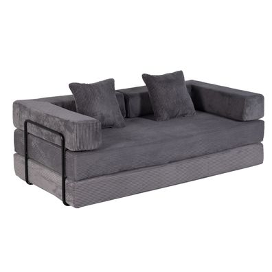 Sofa Couch Funktionssofa Memory-Schaum Schlaffunktion Klappfunktion Montagefrei