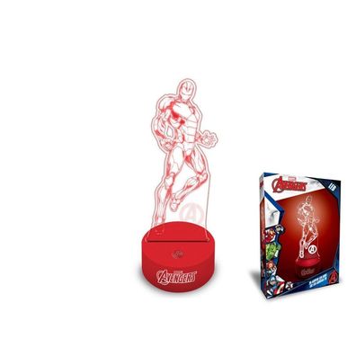 Marvel Avengers Acryl Lampe Iron Man Figur LED Deko Light Lamp