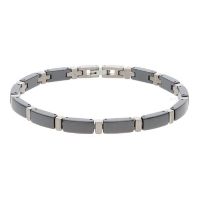 Boccia Armband 0371-04 Titan Keramik schwarz