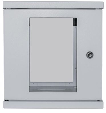 Intellinet 711708 Intellinet Wandverteiler 6HE 300x300mm grau, ontiert