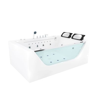 Whirlpool Pool Badewanne Wanne W42-L-ALL 180x120cm Reinigungsfunktion