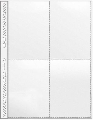 Veloflex® 5336 000 Sammelhülle - A4, 4-tlg., glasklar, 12 mym
