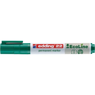 Edding 4-22004 Permanentmarker EcoLine 1 - 5 mm, grün, nachfüllbar