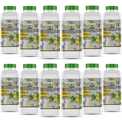 Essigsäure 80% 12L Konzentrat Reinigung Entkalkung Haushalt Essigessenz GiDeli