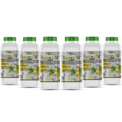 Essigsäure 80% 6L Konzentrat Reinigung Entkalkung Haushalt Essigessenz GiDeli