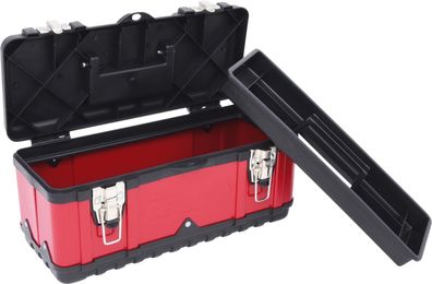 KS TOOLS Kunststoff-Stahlblech-Werkzeugkiste, 395x180x170mm