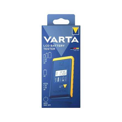 VARTA Batterietester LCD 893 - für AA AAA Baby C Mono D 9V Block Knopfzellen