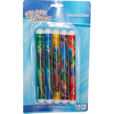 Vedes Splash & Fun Tauchstäbe, 5 Stück
