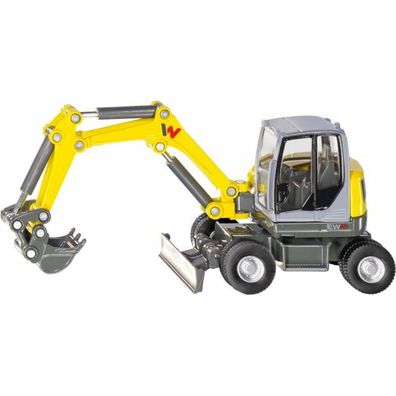 SIKU SUPER Wacker Neuson EW65 Mobilbagger, Modellfahrzeug (gelb/grau)
