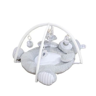 Liege Spielmatte Plüsch Baby Gym Teddybär Grau Für Babys After Return